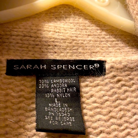 Sarah Spencer Shawl Collar Sweater Jacket - Picture 11 of 16